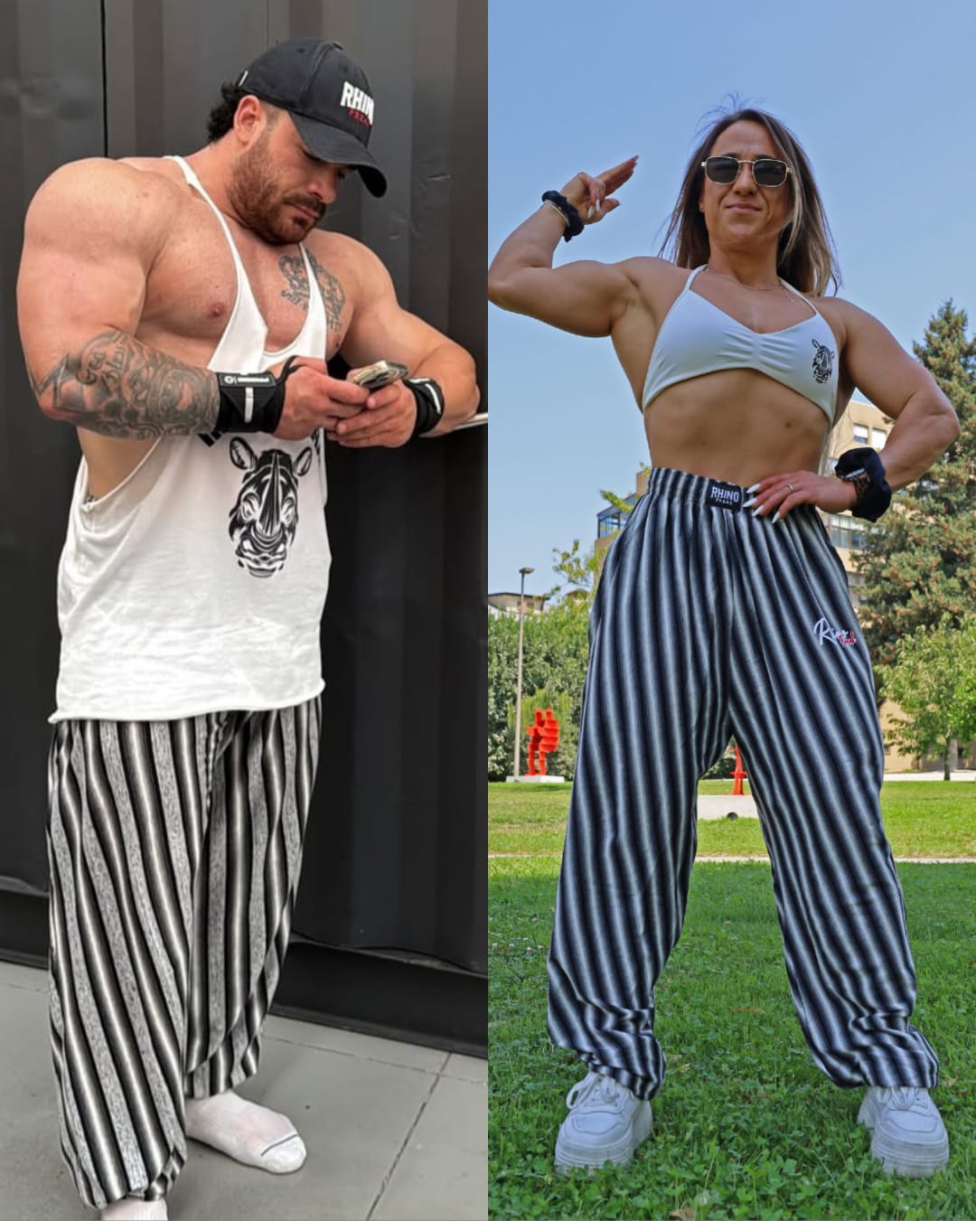 "Shadow Gradient" Oversized Pants – Hardcore Attitude and Old-School Style
