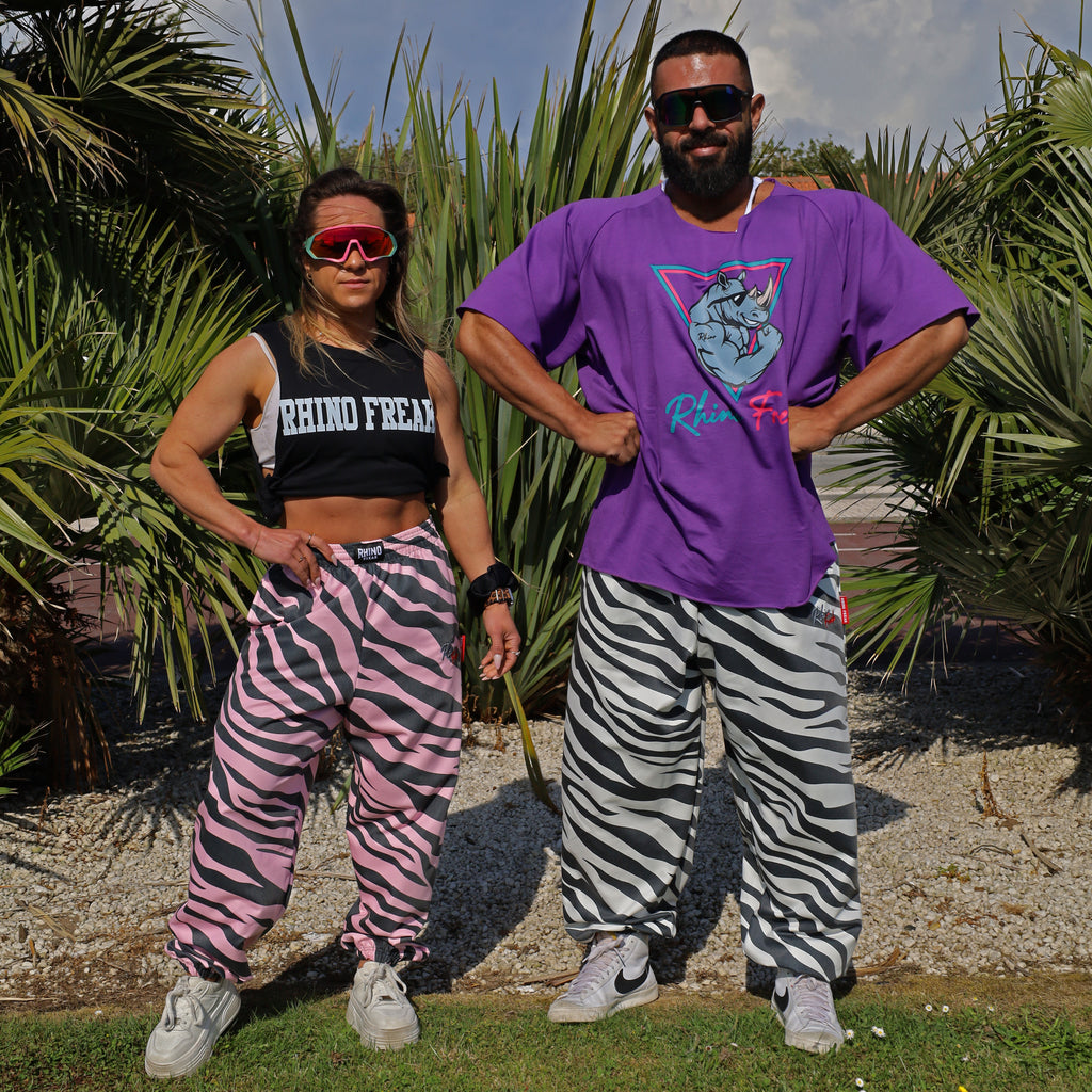 "Wild Zebra" Oversized Pants – Wild Attitude and Old-School Style