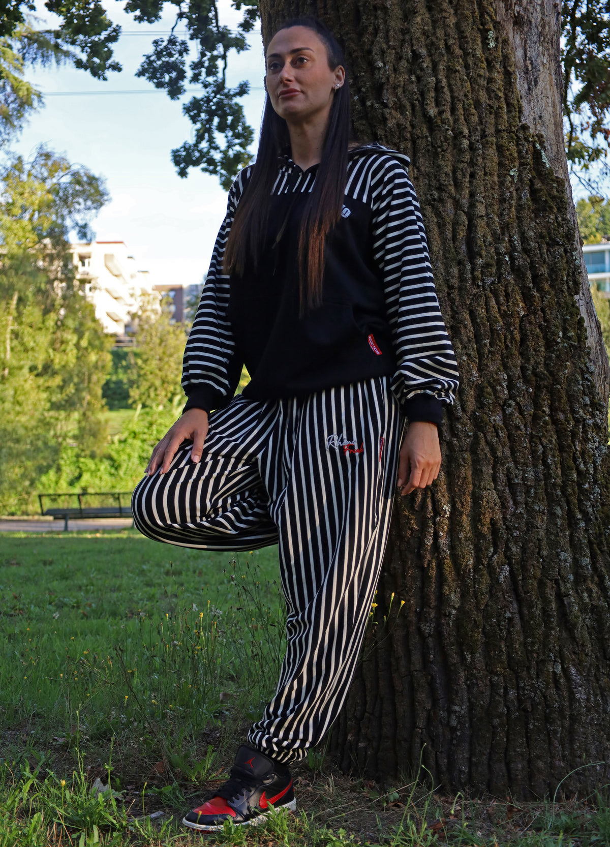 "Stripe Block" Hoodie – Hardcore Attitude and Retro Style