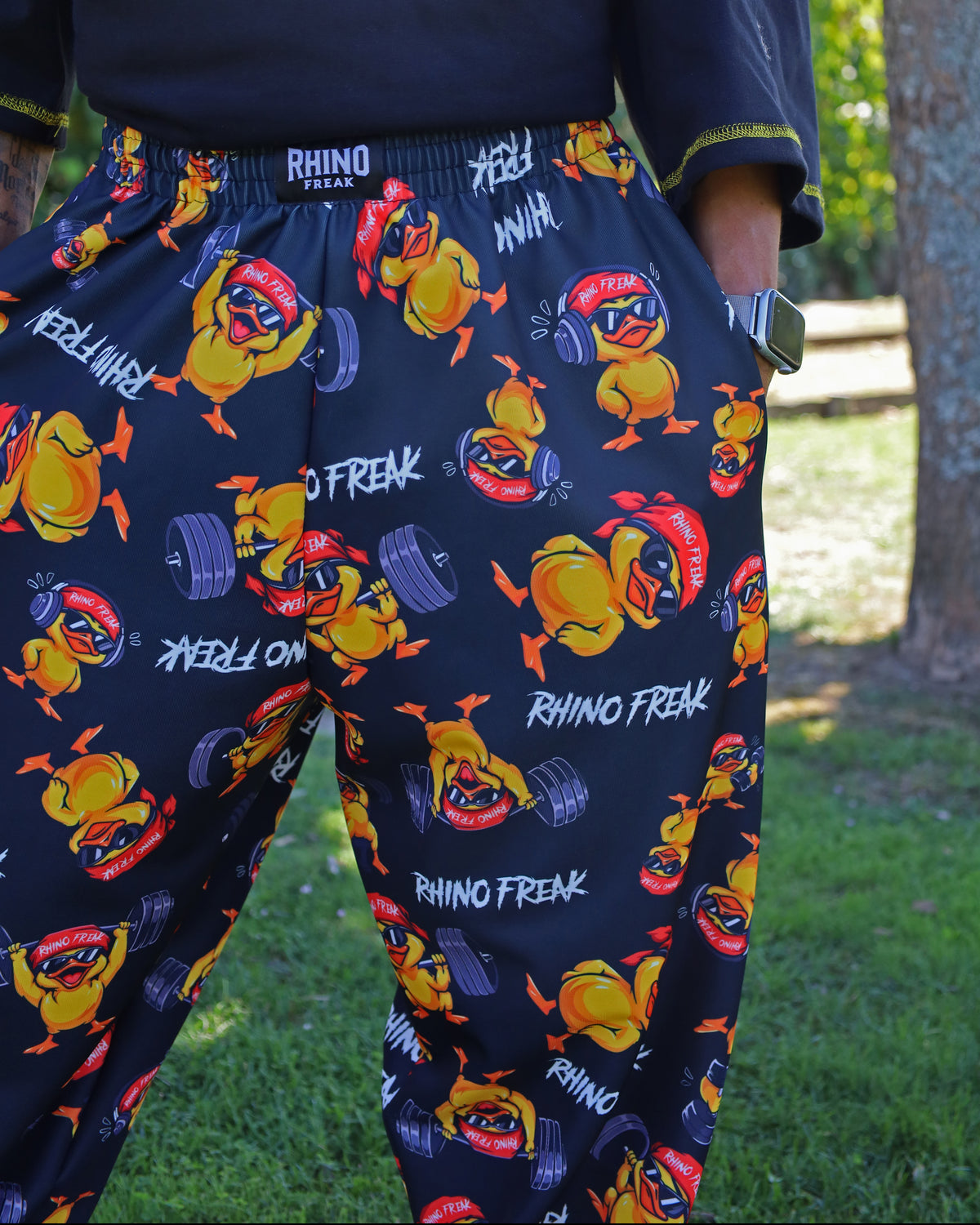 "Cartoon Freak" Oversized Pants – Hardcore Attitude and Unique Style